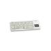 Klávesnica Cherry G84-5500LUMEU-0, USB, světle šedá, touchpad, EN