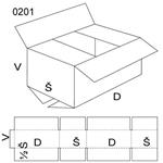 Klopová krabice, velikost 6, FEVCO 0201, 390x290x630 mm