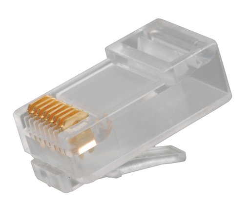 Konektor RJ45 CAT5E UTP 8p8c pro licnu 100ks bal. KRJ45/5