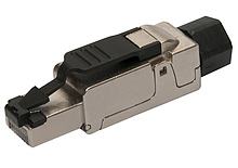 Konektor RJ45 CAT6 STP univerzální samořez.prům. SXRJ45-6-STP-BK-SA