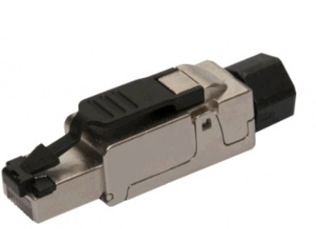 Konektor RJ45 CAT6A STP univerzální samořez.prům. SXRJ45-6A-STP-BK-SA