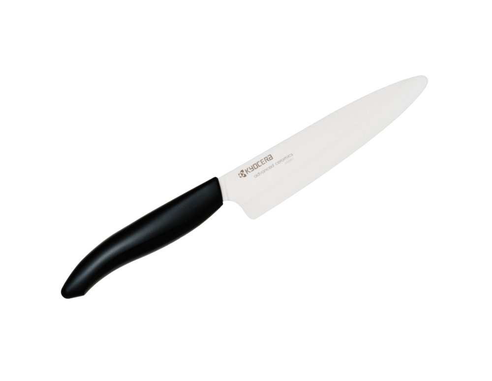 KYOCERA keramický nůž kuchyňský univerzál s bílou čepelí 13 cm/ černá rukojeť FK-130WH