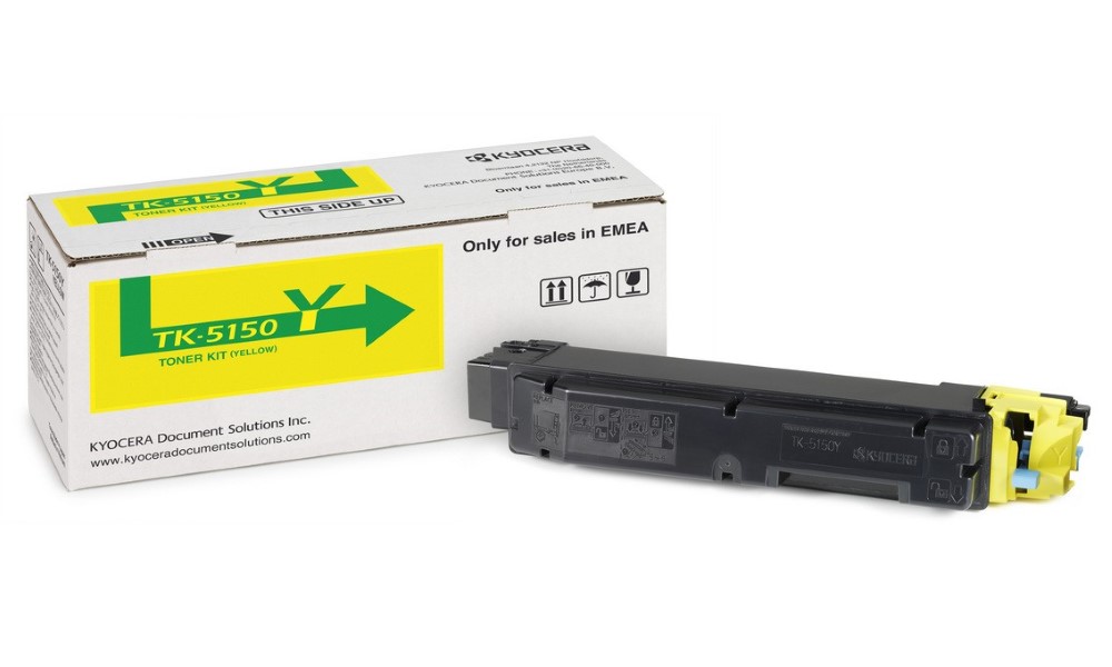 Kyocera originál toner TK-5150Y, yellow, 10000str., 1T02NSANL0, Kyocera ECOSYS M6035cidn, ECOSYS M6