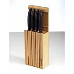 KYOCERA stojan na 4 keramické nože- vyrobeno z bambusu (pro max. délku čepele 20 cm) Bamboo knife Block