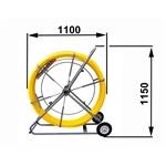 Laminátové protahovací péro "kobra" 12mm 200m 502710940725