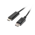 LANBERG Displayport(M) V1.1 na HDMI(M) kabel 1.8M černý CA-DPHD-10CC-0018-BK