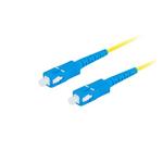 LANBERG optický patch cord SM SC/UPC-SC/UPC simplex 2m LSZH G657A1 průměr 3mm, barva žlutá