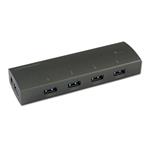 LC POWER LC-HUB-EX4A-ALU HUB external, 4x USB 3.0, anthracite aluminium, slim shape