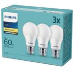 LED 60W A60 E27 CW FR ND 3ks PHILIPS 8718699694944