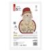 LED dekorácia drevená – Santa, 30 cm, 2x AAA, vnútorná, teplá biela, časovač 8592920110843