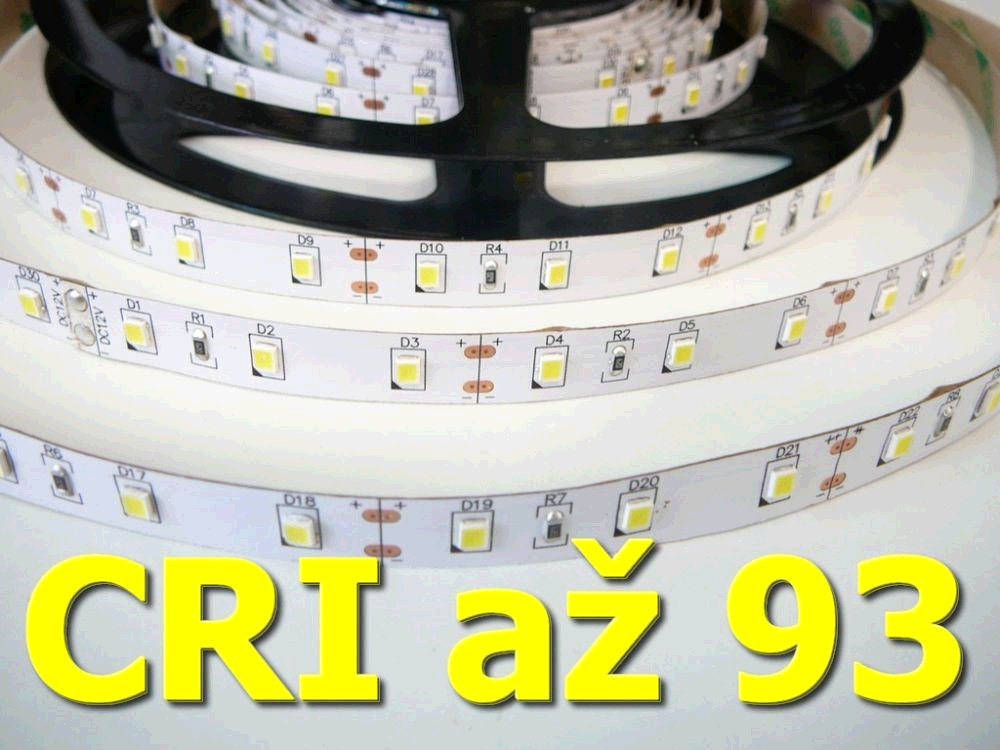 LED pásik TLE SMD 2835 60LED/m, 5m, teplá bílá, IP20, 12V, CRI 91 CRI-300