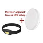 LED prisadené svietidlo TORI, kruhové biele 15W + P3537 SET ZM4321B