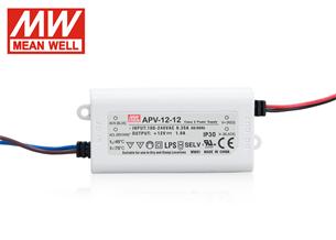 LED PS12V12W MeanWell nap. zdroj,12W,12V,APV LED PS12V12W MW APV