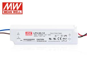 LED PS12V60WIP67 MeanWell nap. zdroj 12V,60W,LPV LED PS12V60WIP67 MW LPV