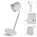 LED stolná lampa ABBIE, dobíjacia, biela 8592920137796