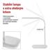 LED stolná lampa MOLLY, biela 8592920137895