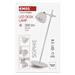 LED stolná lampa SOPHIE, dobíjacia, biela 8592920137772