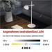 LED stolná lampa SOPHIE, dobíjacia, biela 8592920137772