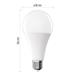 LED žiarovka Classic A80 / E27 / 20 W (150 W) / 2452 lm / Neutrálna biela 8592920127070