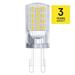 LED žiarovka Classic JC 4W G9 teplá biela