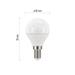 LED žiarovka Classic Mini Globe 6W E14 teplá biela 8592920072349