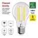 LED žiarovka Filament A60 A CLASS / E27 / 7,2 W (100 W) / 1521 lm / neutrálna biela 8592920126134