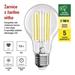 LED žiarovka Filament A60 A CLASS / E27 / 7,2 W (100 W) / 1521 lm / teplá biela 8592920126103