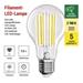 LED žiarovka Filament A60 A CLASS / E27 / 7,2 W (100 W) / 1521 lm / teplá biela 8592920126103