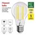 LED žiarovka Filament A60 A CLASS / E27 / 7,2 W (100 W) / 1521 lm / teplá biela 8592920126103