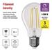 LED žiarovka Filament A60 / E27 / 11W (100W) / 1521 lm / neutrálna biela