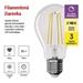 LED žiarovka Filament A60 / E27 / 11W (100W) / 1521 lm / teplá biela