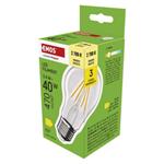 LED žiarovka Filament A60 / E27 / 3,4 W (40 W) / 470 lm / Teplá biela