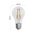 LED žiarovka Filament A60 / E27 / 3,8 W (60 W) / 806 lm / neutrálna biela