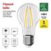 LED žiarovka Filament A60 / E27 / 3,8 W (60 W) / 806 lm / neutrálna biela