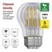 LED žiarovka Filament A60 / E27 / 3,8 W (60 W) / 806 lm / neutrálna biela 8592920120651