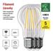 LED žiarovka Filament A60 / E27 / 3,8 W (60 W) / 806 lm / neutrálna biela 8592920120651