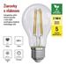 LED žiarovka Filament A60 / E27 / 3,8 W (60 W) / 806 lm / teplá biela