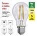 LED žiarovka Filament A60 / E27 / 3,8 W (60 W) / 806 lm / teplá biela