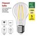 LED žiarovka Filament A60 / E27 / 3,8 W (60 W) / 806 lm / teplá biela