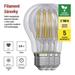 LED žiarovka Filament A60 / E27 / 3,8 W (60 W) / 806 lm / teplá biela 8592920120590