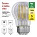 LED žiarovka Filament A60 / E27 / 3,8 W (60 W) / 806 lm / teplá biela 8592920120590