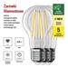 LED žiarovka Filament A60 / E27 / 3,8 W (60 W) / 806 lm / teplá biela 8592920120590