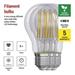 LED žiarovka Filament A60 / E27 / 5 W (75 W) / 1 060 lm / neutrálna biela 8592920120774