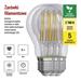 LED žiarovka Filament A60 / E27 / 5 W (75 W) / 1 060 lm / teplá biela 8592920120712