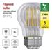 LED žiarovka Filament A60 / E27 / 5 W (75 W) / 1 060 lm / teplá biela 8592920120712