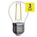 LED žiarovka Filament Mini Globe 1,8W E14 neutrálna biela