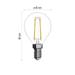 LED žiarovka Filament Mini Globe 1,8W E14 teplá biela