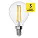 LED žiarovka Filament Mini Globe 3.4W E14 neutrálna biela