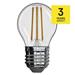 LED žiarovka Filament Mini Globe 3.4W E14 neutrálna biela