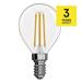 LED žiarovka Filament Mini Globe 3.4W E14 neutrálna biela